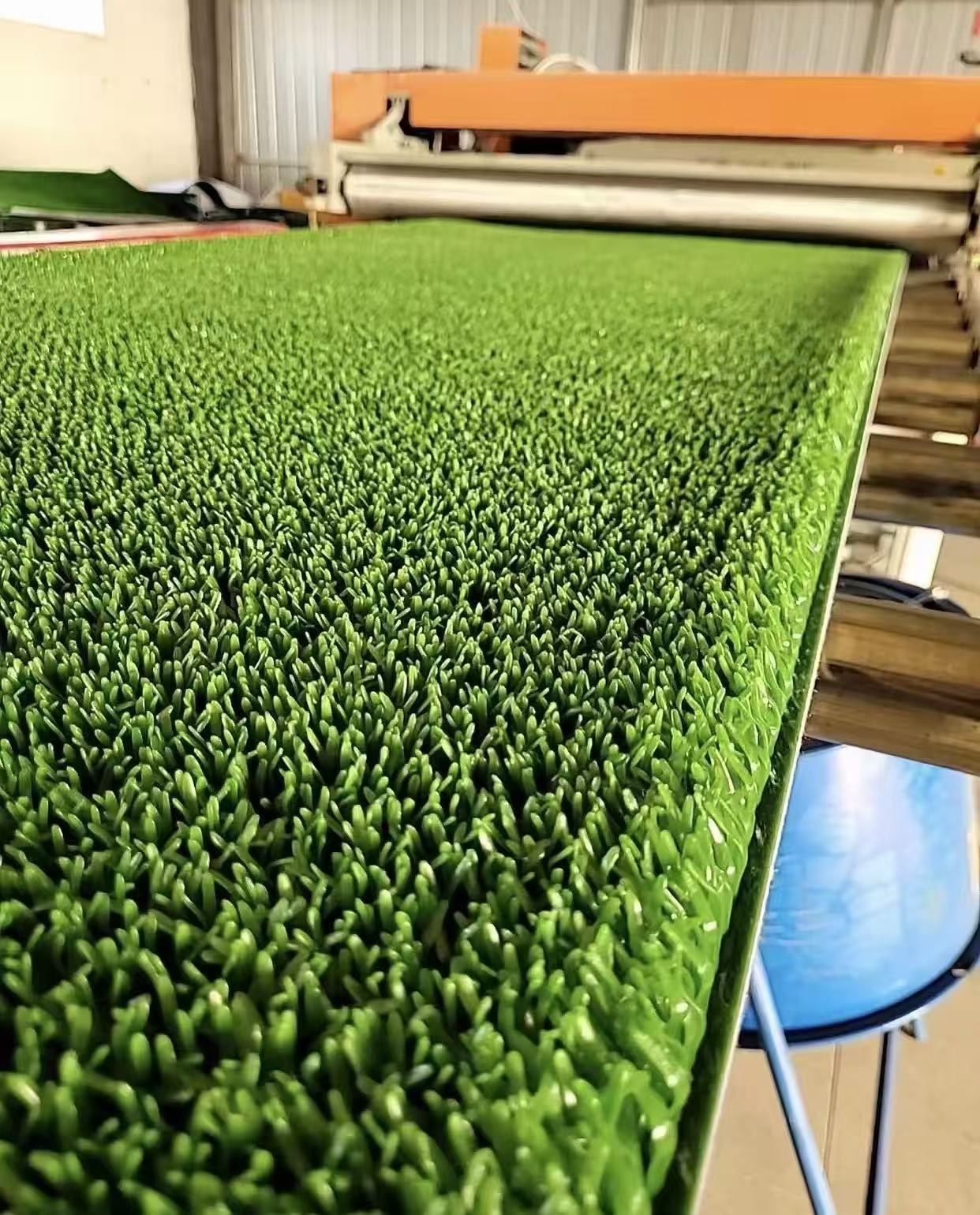 PE gold mining mat on production machine